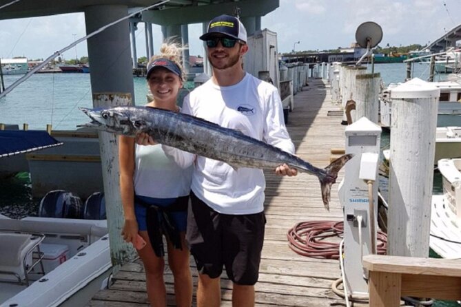 4 hours 38ft Reel Dreams Private Charter in Nassau - What makes the 38-foot boat feel right for a half-day