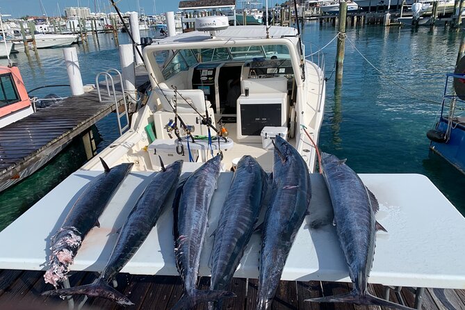 8 hours 38ft Reel Dreams Private Charter Nassau - Price and value for up to six people
