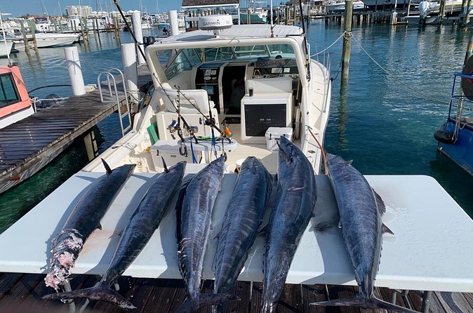 8 hours 38ft Reel Dreams Private Charter Nassau - What the 8 hours usually feels like, hour by hour in practice