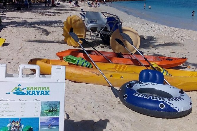 Bahama Kayak Full Day Water Sports Package at Junkanoo Beach - Junkanoo Beach, One Flat Pass, No Tight Itinerary