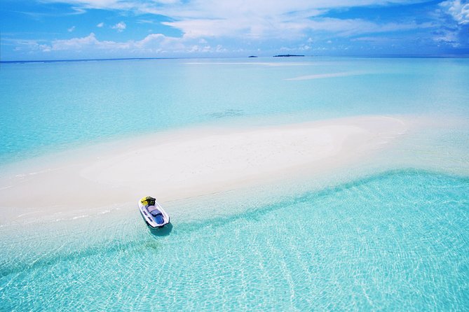 Shallow water off a Nassau beach at midday