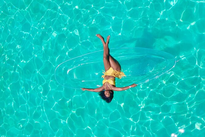 Clear kayak photoshoot Nassau Bahamas. - The Drone Photo Shoot: What You Get in Real Life