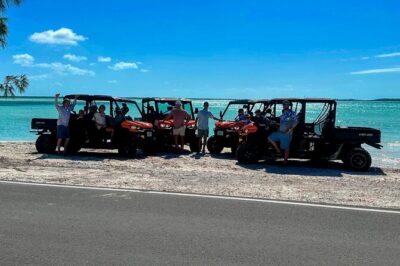 Exuma,Bahamas: 6 Seater Buggy/Jeep Rental with Bluetooth speakers