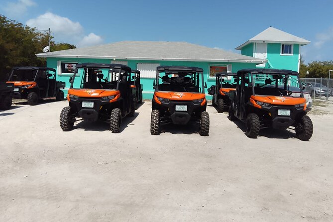 Exuma,Bahamas: 6 Seater Buggy/Jeep Rental with Bluetooth speakers - A 1-Day Route That Lets You Hit the Big Names