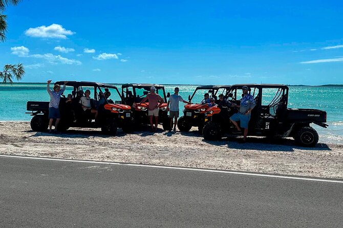 Exuma,Bahamas: 6 Seater Buggy/Jeep Rental with Bluetooth speakers - Where You Start in Georgetown, Exuma Yacht Club