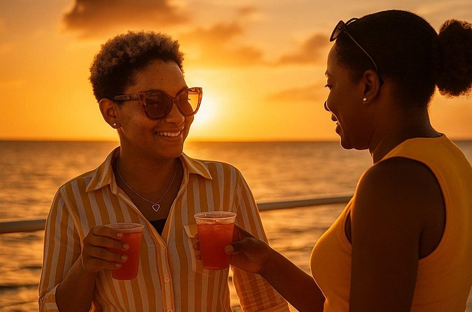 Grand Bahama Catamaran Sunset Cruise with Drinks and Snacks - The music and dancing question: relaxed sailing or party energy?