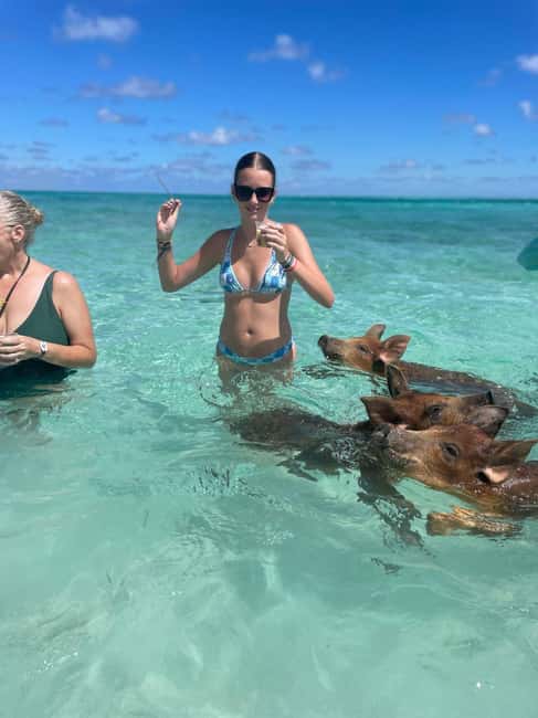 Nassau: 3-Island Snorkel Tour with Pigs, Beach Club, & Lunch - On-board comfort and what’s included so you can travel lighter