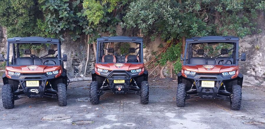 Nassau: 6-Seater Buggy Rental - Inside the Buggy: Automatic, Open-Top Ride, and Bluetooth Music