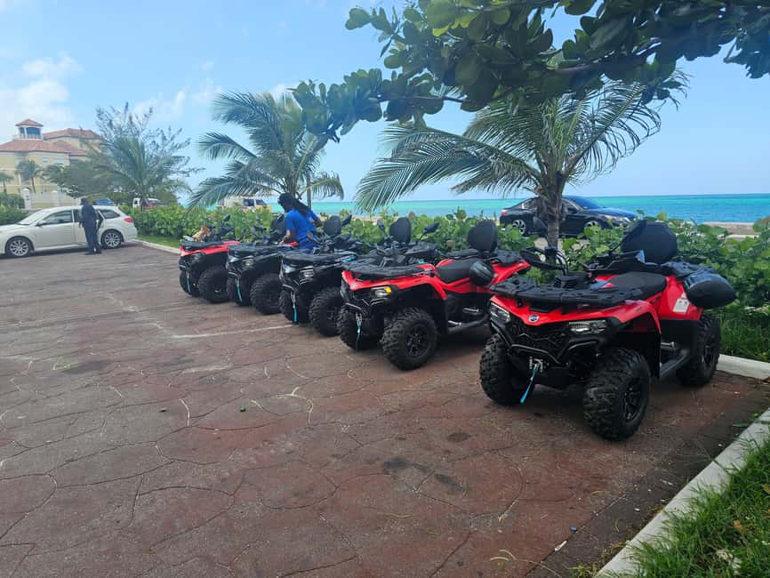 Nassau: ATV Guided Tour - Arawak Cay food, live music, and the Junkanoo color angle
