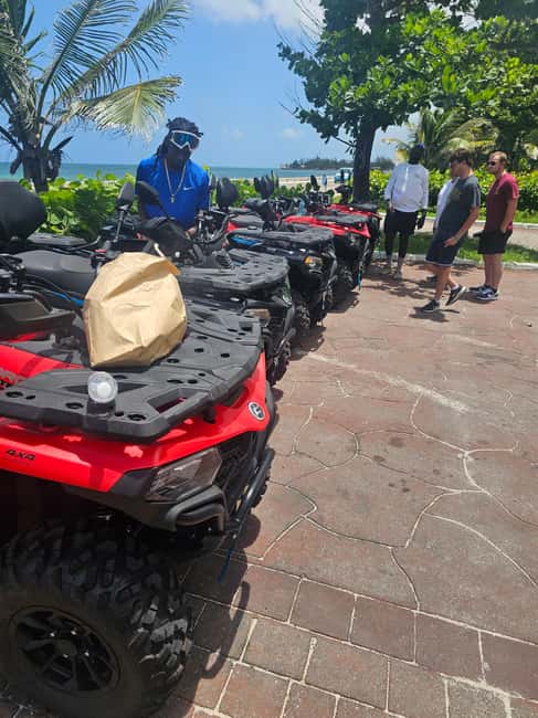 Nassau: ATV Guided Tour - Clifton Pier and the Poinciana arch for beachy views without the long drive
