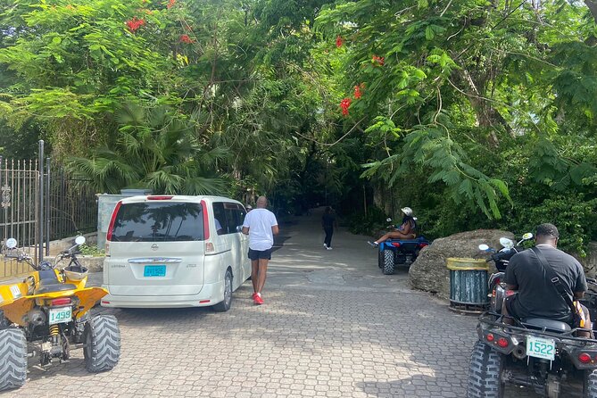 Nassau Atv Island Half-Day City Tour with Free Pick-Up - Food and flavor: rum cake samples and Fish Fry without the tourist trap feel