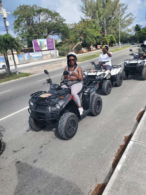 Nassau, Bahamas: ATV Quad Bike Rental - West Bay Street on Seaside Time, Then Cable Beach for a Reset
