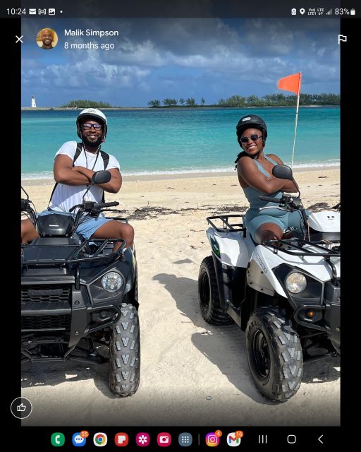 Nassau, Bahamas: ATV Quad Bike Rental - Paradise Island via the Bridge: Atlantis Area and Water Fun
