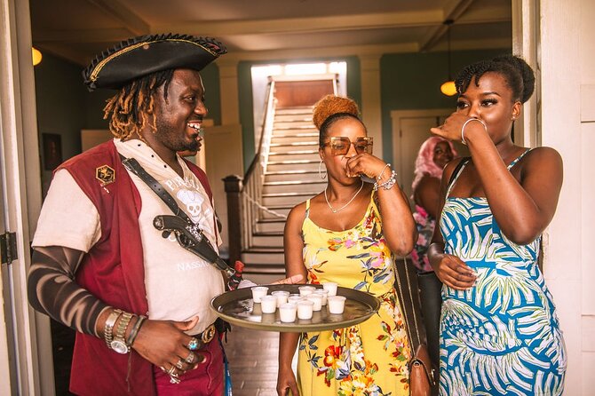 Nassau Bahamas Pirate Rum Tour - Stop 1 at Rip Tyd: craft beer tasting plus a quick Domino game