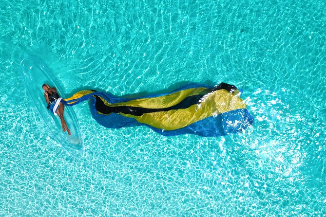 Nassau Clear Kayak Drone Photoshoot- Floating Dress - Who should book this (and who might not love it)