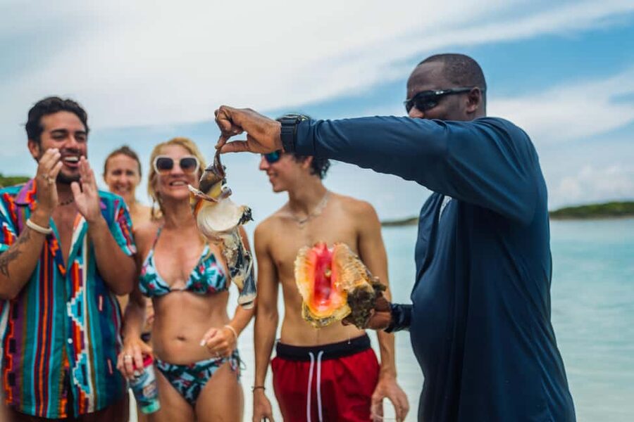 Nassau: Exuma Powerboat Day Trip - Conch salad demonstration: the local touch that you do, not just watch