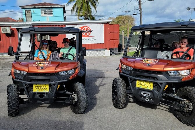 Nassau Narrated Jeep tour with Full Bahamian Lunch and Drink - Stop by stop: Caves, Governor General house views, Queen’s Staircase, and Fort Fincastle