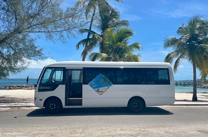 Nassau Private Airport & Cruise Port Transfer - 30-seater minibus comfort: AC, WiFi, and luggage space