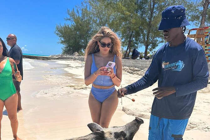 Nassau, Private Swimming Pig, Island Hopping, Snorkeling, Turtles - Rose Island hour: beach breaks, snorkeling, and restaurants