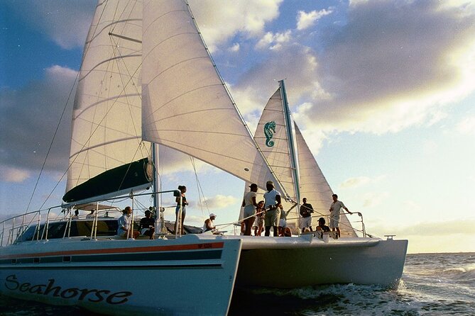 Nassau Sail & Snorkel Adventure with 1 Hour Open Bar - Onboard comfort: decks, bathrooms, and the crowd question