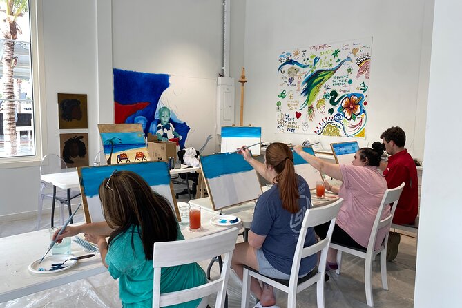 Paint and Sip at the Gallery and Wine Bar - Drinks at the Gallery and Wine Bar, adult wine and kid friendly options