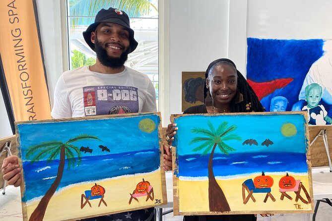 Paint and Sip at the Gallery and Wine Bar - Staff and artists, why people keep bringing up names