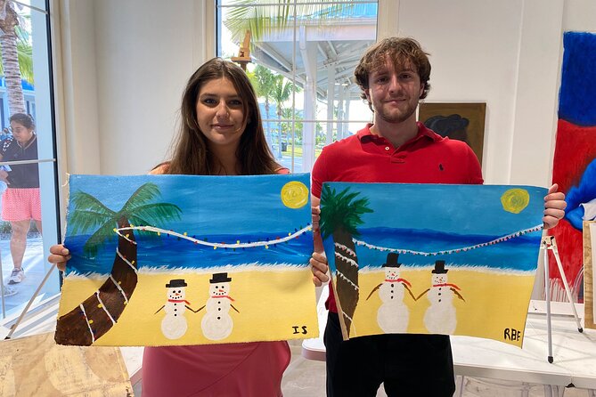 Paint and Sip at the Gallery and Wine Bar - What a 2 hour Paint and Sip class feels like in practice