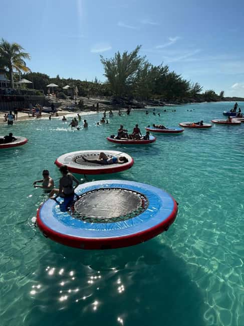 Paradise Found In Hog Haven: Ultimate Beach Escape - The ferry ride past Nassau cays before beach time