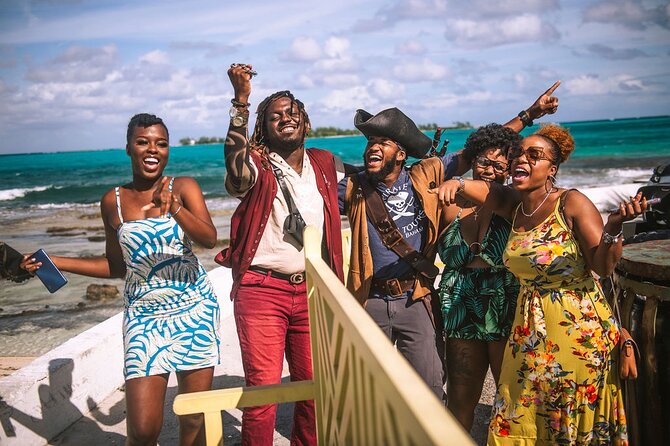 Pirate Jeep Sightseeing Adventure! - Cable Beach and the Nassau waterfront: sand, water, and resort views
