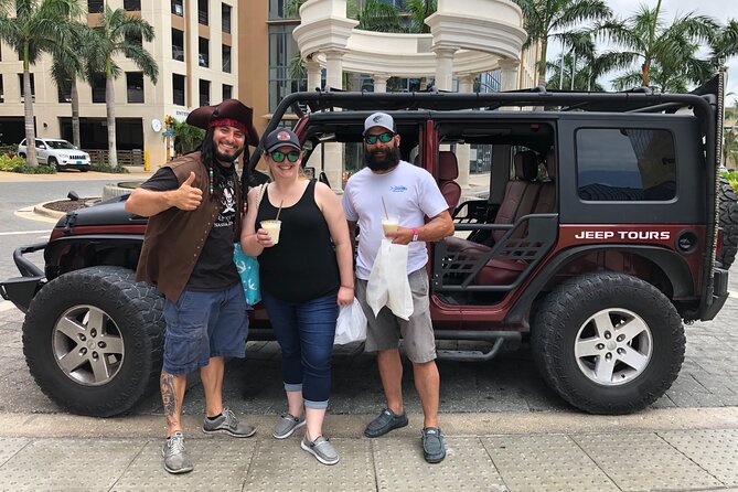 Pirate Jeep Sightseeing Adventure! - Arawak Cay and the Fish Fry vibe: eat if you want, learn either way