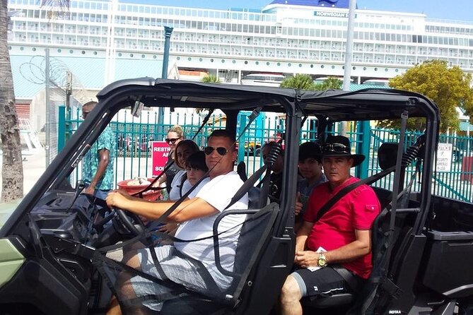 Self Drive Buggy Guided Tour of Nassau with Beach Break - ATV to Clifton Heritage National Park, plus a real Nassau beach break