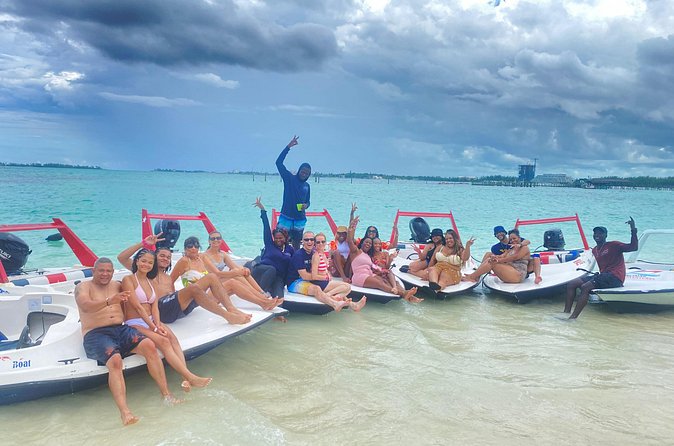 Self Drive Speedboat and Swim with the Pigs - Pig island experience: feeding, photos, and baby pig moments