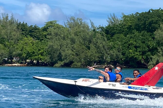 Self Drive Speedboat and Swim with the Pigs - The 2-hour rhythm: instructions, guided route, and back again
