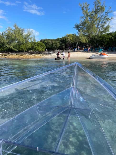 The Clear Boat Experience Bahamas drinks and snacks included - The Nassau and Atlantis harbor tour: what you actually get to see