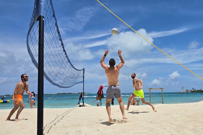 The Ultimate Bahamian Beach Day: Pigs, Jet Ski, Snorkeling & More - Cruising past Atlantis and Fort Montagu, with real context for what you see