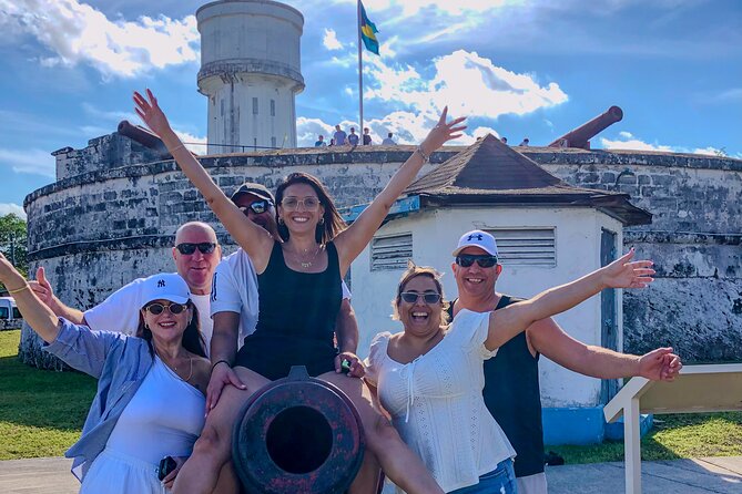 Top Tier Island Historical and Landmark Nassau Bahamas Tour - Fort Montagu: four cannon defense on the eastern shore